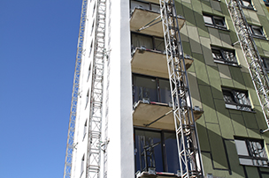 drylining company external render
