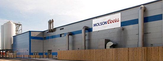 Molson Coors Brewery metal stud partitions