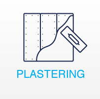 plastering